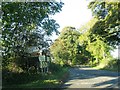 Road junction at Steel Rigg in NE19 2AY