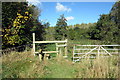 Stile on the path up to the railway in MK17 0PA