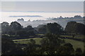 Fog in the Severn valley in WR13 6LH