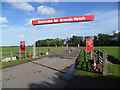 One of the entrances to Brands Hatch in DA4 0JZ
