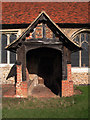 Porch, Church of St Mary at Latton, Harlow in CM20 3DU