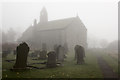 Autumn Mist, St Mary's Church in LS21 2LQ