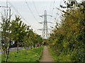 Path under the wires in E17 5EG