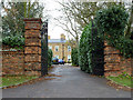 Through the gates of Orsett Hall in RM16 3BH