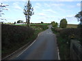 Minor road towards Lullington in B79 0AX
