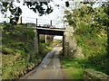 Railway bridge near New Barn in BH19 3BJ