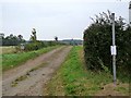 Public bridleway off Nocton Road in LN4 2EQ