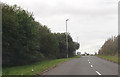 Approaching A487 roundabout in LL54 6PF