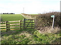 Footpath to Barleypark Farm in OX29 7XA