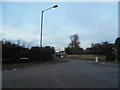 Looking towards Wadesmill Road from the roundabout on Bengeo Street in SG14 3FJ