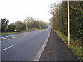 The A511 heading towards Bardon in LE67 1TD