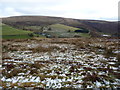 Looking down to Blaen-tillery from Mynydd James in NP13 3JA