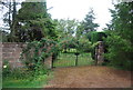 Ornate gates, Tilden Lane in TN12 9AX