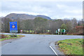 Junction of the A819 and A85 near Dalmally in PA33 1AE