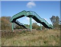 Footbridge over the Burton to Derby railway line in DE65 6BT