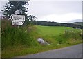 Junction signs at Milton of Clunie in PH10 6RL