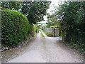 Track to Menagissey Farm in TR4 8BB