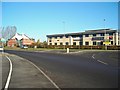 Modern office buildings on Southwell Road West in NG18 4LP