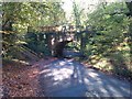 Railway bridge in Pound Lane in SO51 9BU
