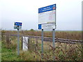 Cycle route and railway line, Whittlesey in Whittlesey Lattersey Ward