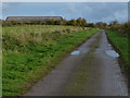 Houghton Lane approaching Houghton Lodge in LE7 9GB