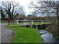 Footbridge and ford in BS37 7FH