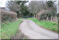 Lane to South Farm in DT11 9DY