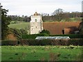 Bishopsbourne church from the SW. in CT4 5JB