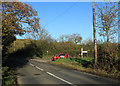 2012 : Road junction at the bottom of Chew Hill in BS40 8QR