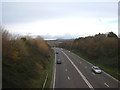 The A30 seen from Gwinear Road bridge in TR27 5EQ