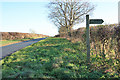 Minor Road from Middleton-on-the-Wolds to Kilnwick in YO25 9TR