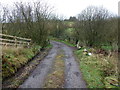 Farm access lane near Broadhead in BL7 0JP