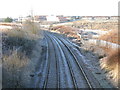 Railway in the outskirts of Shotts in ML7 4DW