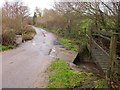 Ford and footbridge near Farwood Barton in EX24 6BH