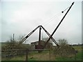 A closer view of the derrick in OX18 4UH