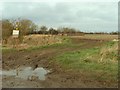 Footpath, close to Southolt in IP13 7HW
