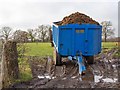 Trailer full of manure in B94 6DQ