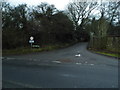 Farley Lane at the junction of Croydon Road in TN16 2DX