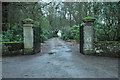 Gated entrance to Balnamoon in DD9 7RJ