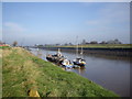River Nene at low tide, Sutton Bridge in PE12 9UL
