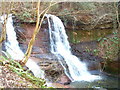 Waterfall at Pwll y Wrach in LD3 0EG