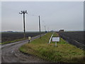 Entrance track to Cock Fen Farm, Lakes End in PE14 9QF