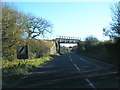 A478 passing under railway bridge in SA69 9DU