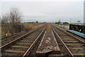 Railway lines toward Sleaford in Claydike Bank