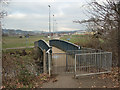 Footbridge over the River Ogmore, Sarn in CF32 9RN