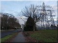 Countesswells Road and electricity substation in AB15 8LT