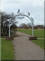 Metal Gateway - Sculpture by Phillip Hardaker in ST2 0DZ