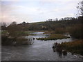 River Kennet in flood in SN8 2RE