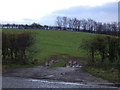 Field entrance off the A684 slip road in Ellerbeck