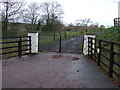 Entrance gates, West Rounton in DL6 2LN